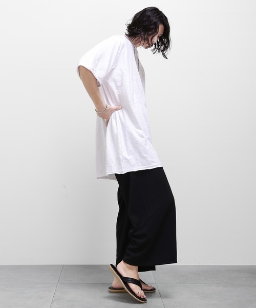 minsobi（ミンソビ）の「ルーズワイドパンツ（その他パンツ・メンズ・ブラック・FREE）」の3枚目の写真