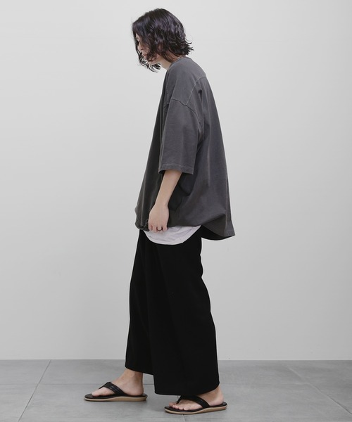 minsobi（ミンソビ）の「ルーズワイドパンツ（その他パンツ・メンズ・ブラック・FREE）」の13枚目の写真