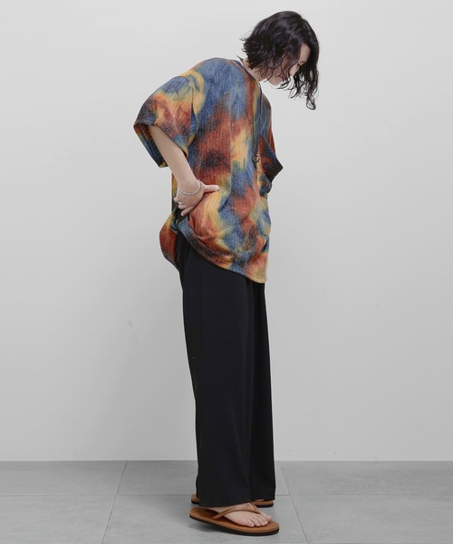 minsobi（ミンソビ）の「ルーズワイドパンツ（その他パンツ・メンズ・ブラック・FREE）」の5枚目の写真