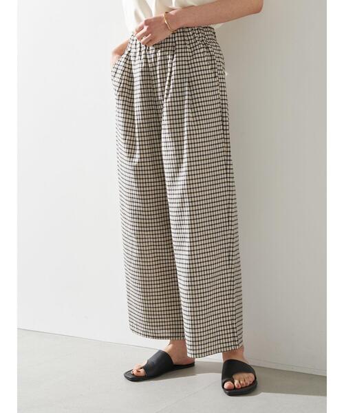 earth music&ecology(アースミュージックアンドエコロジー)の「フレンチリネンブレンドパンツ *(その他パンツ・レディース・ベージュ/その他5/ダークネイビー/ホワイト系その他2・FREE)」の14枚目の写真