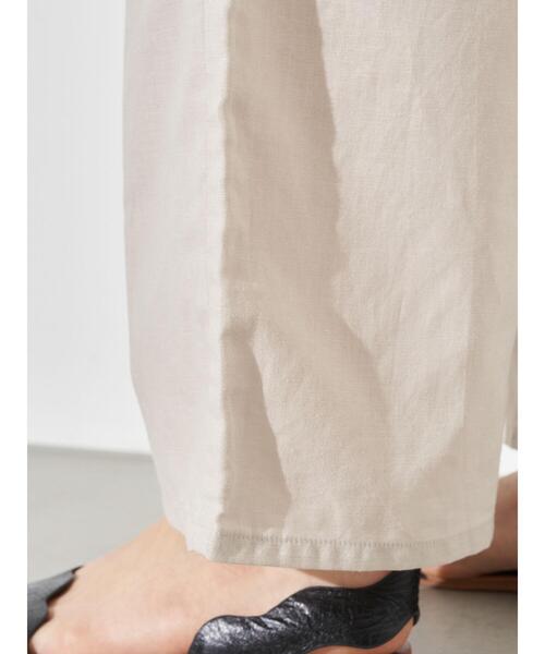 earth music&ecology(アースミュージックアンドエコロジー)の「フレンチリネンブレンドパンツ *(その他パンツ・レディース・ベージュ/その他5/ダークネイビー/ホワイト系その他2・FREE)」の21枚目の写真