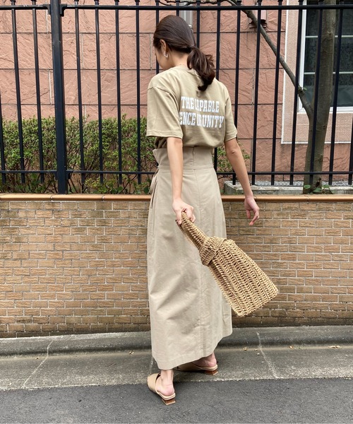 AZUL ENCANTO（アズールエンカント）の「前ラップ風スカート（スカート・レディース・ブラウン/ベージュ/ブラック/レッド・MEDIUM/SMALL）」の22枚目の写真