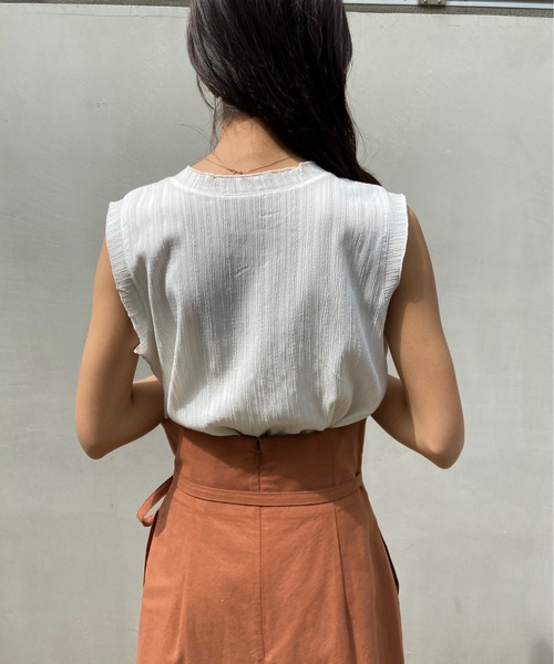 AZUL ENCANTO（アズールエンカント）の「前ラップ風スカート（スカート・レディース・ブラウン/ベージュ/ブラック/レッド・MEDIUM/SMALL）」の20枚目の写真