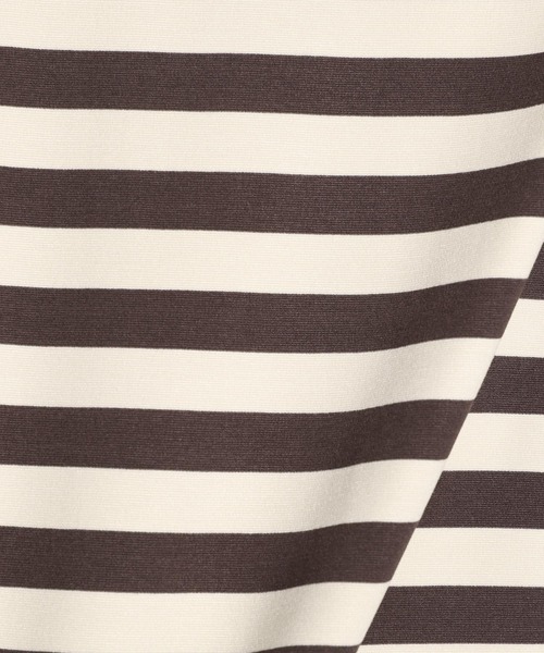 niko and...（ニコアンド）の「ポンチボーダーＴシャツ（Tシャツ/カットソー・メンズ・ライトブルー/ブラウン/アイボリー・MEDIUM/LARGE）」の18枚目の写真