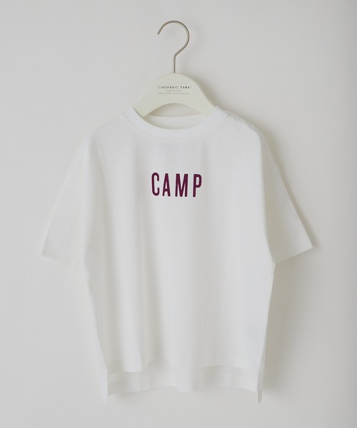 CIAOPANIC TYPY（チャオパニックティピー）の「【KIDS】USAコットン CAMPロゴ プリントTee（Tシャツ/カットソー・キッズ・ネイビー/オフホワイト/グレー・XX-LARGE/LARGE/MEDIUM/X-LARGE/SMALL）」の12枚目の写真