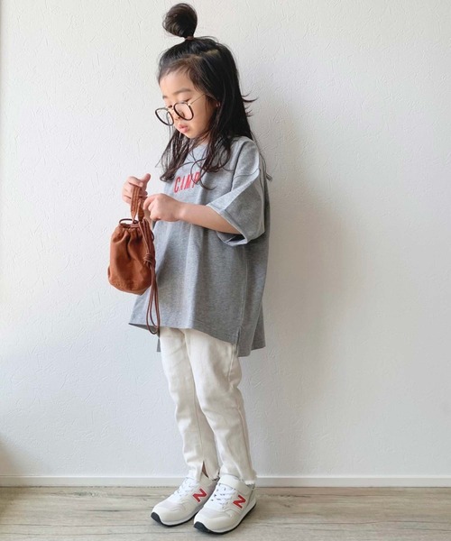 CIAOPANIC TYPY（チャオパニックティピー）の「【KIDS】USAコットン CAMPロゴ プリントTee（Tシャツ/カットソー・キッズ・ネイビー/オフホワイト/グレー・XX-LARGE/LARGE/MEDIUM/X-LARGE/SMALL）」の9枚目の写真