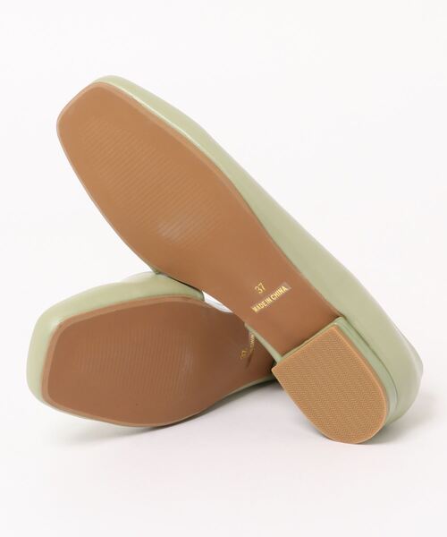 ROSE BUD（ローズバッド）の「アシンメトリーパンプス（バレエシューズ・レディース・グリーン/ブルー/ブラック/シルバー・39/37/36/38）」の6枚目の写真