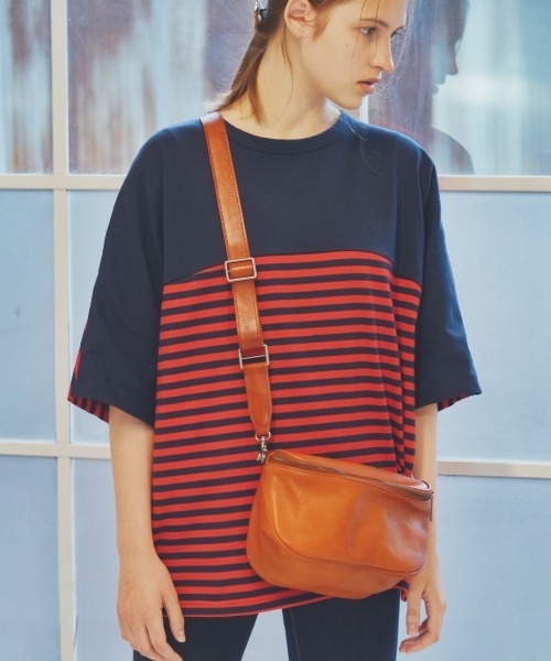 rehacer : Leather Shell bag / レザーシェルバッグ