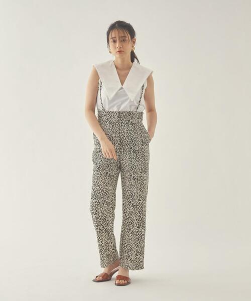 EMMEL REFINES(エメルリファインズ)の「< EMMEL REFINES(エメル リファインズ) >EM エリ付き ノースリーブ ブラウス -手洗い可能-(シャツ/ブラウス・レディース・パープル/ブラック/ホワイト/ダークブラウン・FREE)」の14枚目の写真