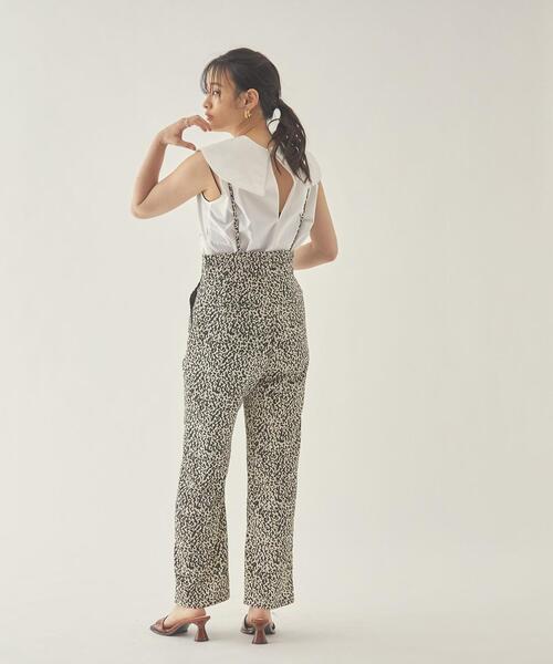 EMMEL REFINES(エメルリファインズ)の「< EMMEL REFINES(エメル リファインズ) >EM エリ付き ノースリーブ ブラウス -手洗い可能-(シャツ/ブラウス・レディース・パープル/ブラック/ホワイト/ダークブラウン・FREE)」の8枚目の写真