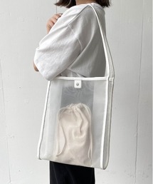 flaner | シアートートバッグ【オリジナルロゴ巾着バッグ付き】(トートバッグ)