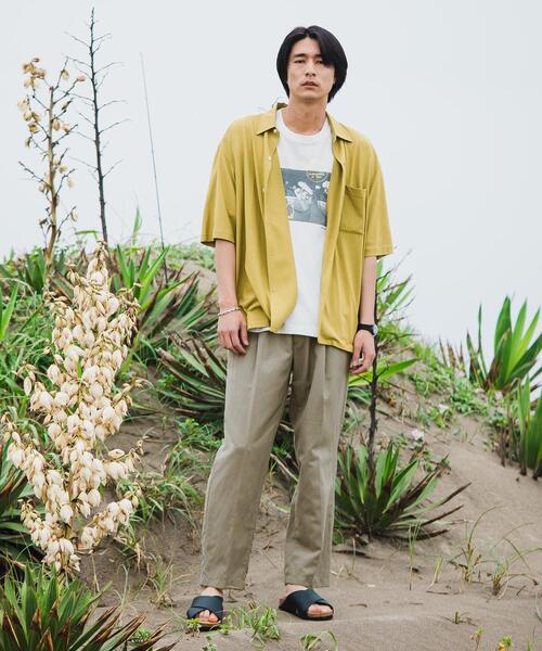 green label relaxing（グリーンレーベルリラクシング）の「OLT＜ 機能 / 手洗い可 ＞ ウォッシャブル TWLNN 1プリーツ イージー 9分丈 パンツ（その他パンツ・メンズ・パープル/オリーブ/ネイビー・MEDIUM/SMALL/LARGE/X-LARGE）」の4枚目の写真