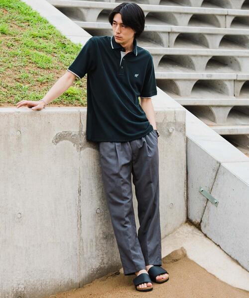 green label relaxing（グリーンレーベルリラクシング）の「OLT＜ 機能 / 手洗い可 ＞ ウォッシャブル TWLNN 1プリーツ イージー 9分丈 パンツ（その他パンツ・メンズ・パープル/オリーブ/ネイビー・MEDIUM/SMALL/LARGE/X-LARGE）」の12枚目の写真