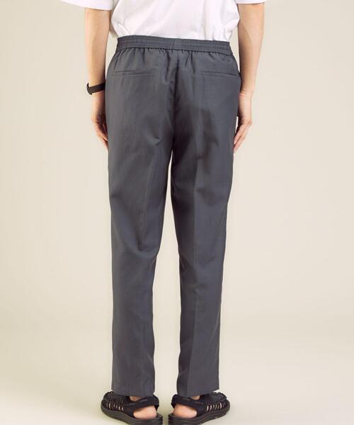 green label relaxing（グリーンレーベルリラクシング）の「OLT＜ 機能 / 手洗い可 ＞ ウォッシャブル TWLNN 1プリーツ イージー 9分丈 パンツ（その他パンツ・メンズ・パープル/オリーブ/ネイビー・MEDIUM/SMALL/LARGE/X-LARGE）」の6枚目の写真