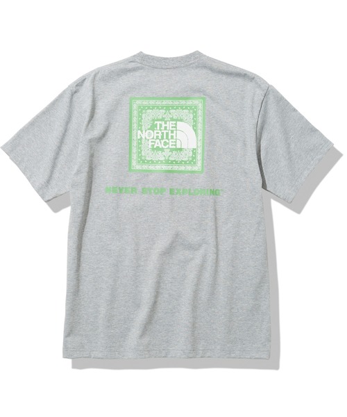 THE NORTH FACE（ザノースフェイス）の「THE NORTH FACE/ザ ノース フェイス　S/S BANDANA SQUARE LOGO TEE NT32108（Tシャツ/カットソー・メンズ・ホワイト/ブラック/グレー/ネイビー・MEDIUM/LARGE/X-LARGE）」の3枚目の写真
