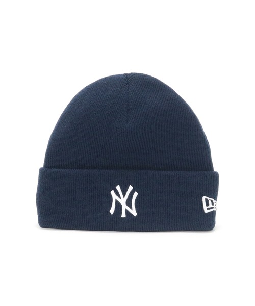 NEW ERA(ニューエラ)の「ニューエラ キッズ ニット帽 MLB(ニットキャップ/ビーニー・キッズ・ブラック/ネイビー/ブルー/ブラック系その他・FREE)」の3枚目の写真