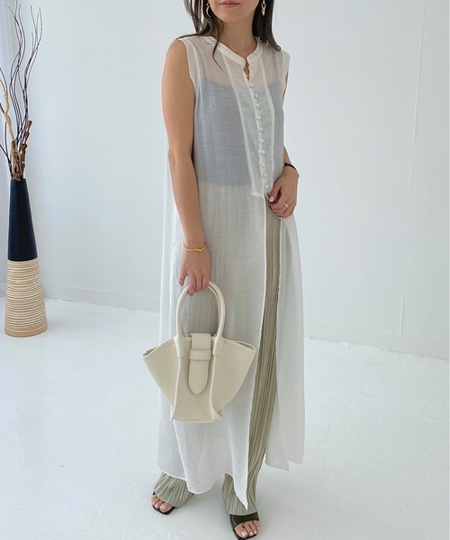 StyleSea(スタイルシー)の「2wayスクエアハンドバッグ (ストラップ付)(ハンドバッグ・レディース・ブラック/ネイビー/オフホワイト/カーキ/サックスブルー/ピンク/ブルー/ラベンダー/キャメル・FREE)」の17枚目の写真