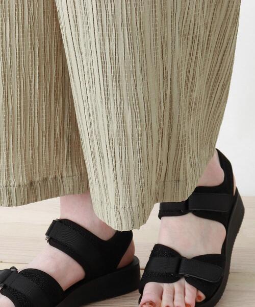 DRESKIP（ドレスキップ）の「◆ストライプ織イージーパンツ（その他パンツ・レディース・カーキ/グレー系その他/キャメル・02/03）」の12枚目の写真