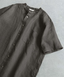 URBAN RESEARCH DOORS | シルケットリネン バンドカラーシャツ(シャツ/ブラウス)