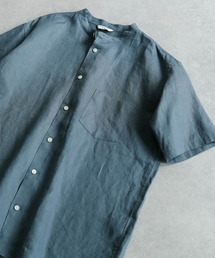 URBAN RESEARCH DOORS | シルケットリネン バンドカラーシャツ(シャツ/ブラウス)