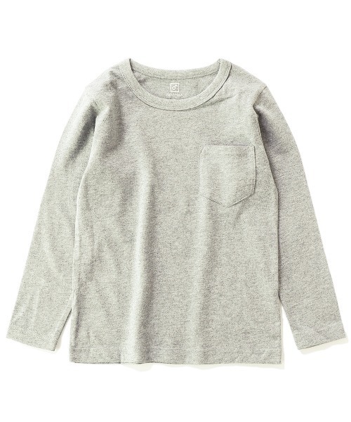 devirock（デビロック）の「クルーネック無地長袖Tシャツ（Tシャツ/カットソー・キッズ・ホワイト/モカ/パープル系その他/サックスブルー/ネイビー/ブルーグレー/杢グレー/ベージュ/ブラック/グリーン系その他2/ブルー系その他/カーキ/パープル系その他2/グリーン系その他・110cm/130cm/100cm/150cm/80ｃｍ/90cm/120cm/140cm/160cm）」の22枚目の写真