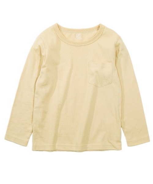 devirock（デビロック）の「クルーネック無地長袖Tシャツ（Tシャツ/カットソー・キッズ・ホワイト/モカ/パープル系その他/サックスブルー/ネイビー/ブルーグレー/杢グレー/ベージュ/ブラック/グリーン系その他2/ブルー系その他/カーキ/パープル系その他2/グリーン系その他・110cm/130cm/100cm/150cm/80ｃｍ/90cm/120cm/140cm/160cm）」の16枚目の写真