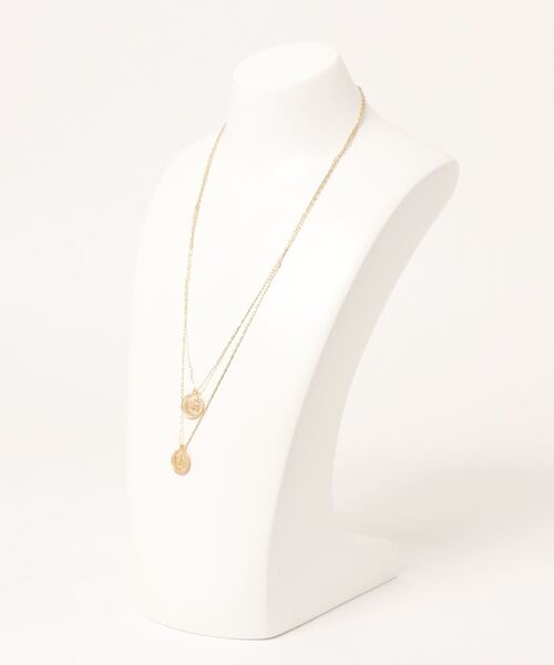 Birthday room(バースデイルーム)の「ダブルコインネックレス(ネックレス・レディース・ゴールド・SMALL/LARGE)」の8枚目の写真
