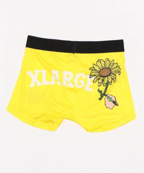 XLARGE（エクストララージ）の「【XLARGE】  ゴリラと花 BOXER PANTS（ボクサーパンツ・メンズ・イエロー/ブラック・LARGE/MEDIUM）」の4枚目の写真