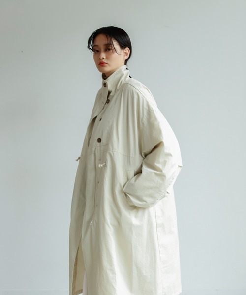 Birthday room（バースデイルーム）の「ミリタリーオーバーコート（その他アウター・レディース・ベージュ/アイボリー/ブラック/カーキ・FREE）」の2枚目の写真