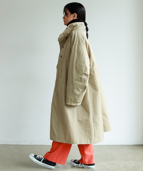 Birthday room（バースデイルーム）の「ミリタリーオーバーコート（その他アウター・レディース・ベージュ/アイボリー/ブラック/カーキ・FREE）」の6枚目の写真