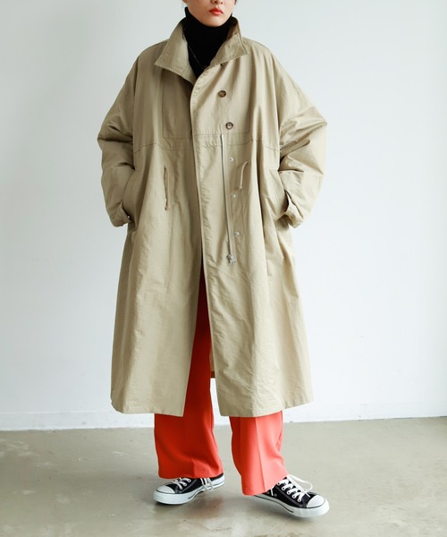 Birthday room（バースデイルーム）の「ミリタリーオーバーコート（その他アウター・レディース・ベージュ/アイボリー/ブラック/カーキ・FREE）」の10枚目の写真