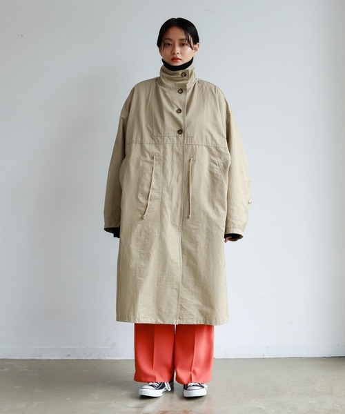 Birthday room（バースデイルーム）の「ミリタリーオーバーコート（その他アウター・レディース・ベージュ/アイボリー/ブラック/カーキ・FREE）」の17枚目の写真