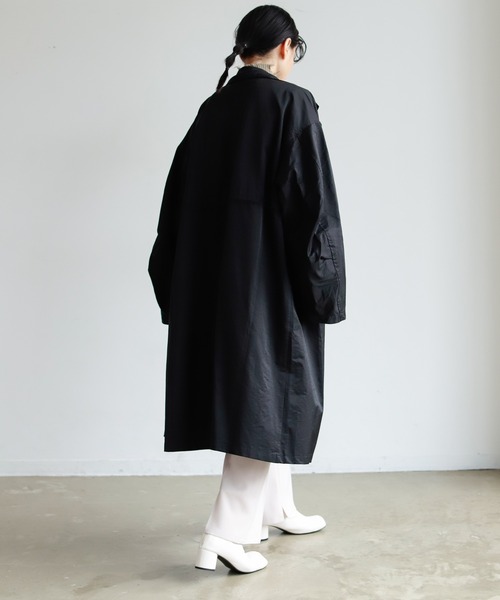 Birthday room（バースデイルーム）の「ミリタリーオーバーコート（その他アウター・レディース・ベージュ/アイボリー/ブラック/カーキ・FREE）」の21枚目の写真