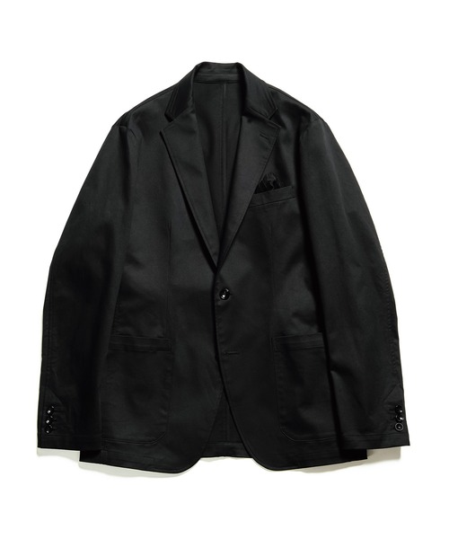 uniform experiment(ユニフォームエクスペリメント)の「STRETCH COTTON TWILL 2BUTTON JACKET(テーラードジャケット・メンズ・ブラック/カーキ・2/3/1/4)」の2枚目の写真