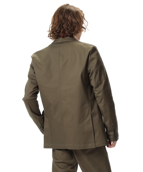 uniform experiment(ユニフォームエクスペリメント)の「STRETCH COTTON TWILL 2BUTTON JACKET(テーラードジャケット・メンズ・ブラック/カーキ・2/3/1/4)」の12枚目の写真