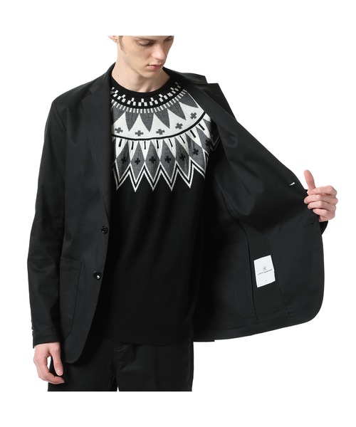 uniform experiment(ユニフォームエクスペリメント)の「STRETCH COTTON TWILL 2BUTTON JACKET(テーラードジャケット・メンズ・ブラック/カーキ・2/3/1/4)」の9枚目の写真