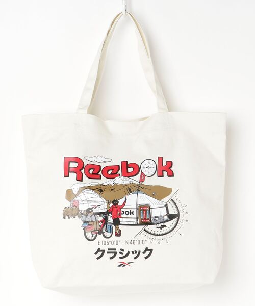 Reebok(リーボック)の「クラシックス ロードトリップ トートバッグ / Classics Road Trip Tote Bag(トートバッグ・メンズ・ブラック/オフホワイト/ネイビー/ライトブラウン・FREE)」の19枚目の写真