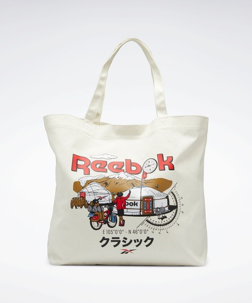 Reebok(リーボック)の「クラシックス ロードトリップ トートバッグ / Classics Road Trip Tote Bag(トートバッグ・メンズ・ブラック/オフホワイト/ネイビー/ライトブラウン・FREE)」の17枚目の写真