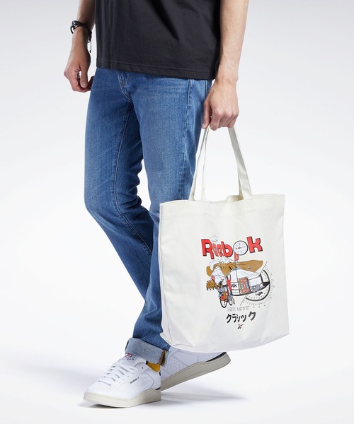 Reebok(リーボック)の「クラシックス ロードトリップ トートバッグ / Classics Road Trip Tote Bag(トートバッグ・メンズ・ブラック/オフホワイト/ネイビー/ライトブラウン・FREE)」の18枚目の写真