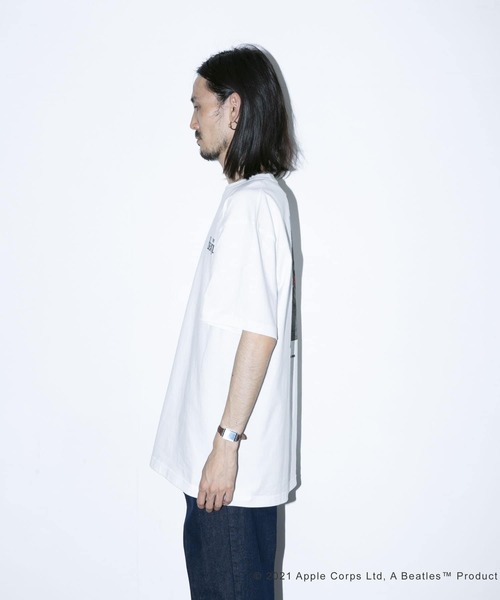 URBAN RESEARCH（アーバンリサーチ）の「URBAN RESEARCH iD　BEATLES LAST CONCERT T-SHIRTS（Tシャツ/カットソー・メンズ・ホワイト/ブラック・MEDIUM/LARGE/X-LARGE）」の4枚目の写真