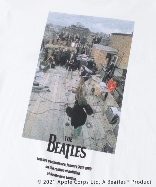 URBAN RESEARCH（アーバンリサーチ）の「URBAN RESEARCH iD　BEATLES LAST CONCERT T-SHIRTS（Tシャツ/カットソー・メンズ・ホワイト/ブラック・MEDIUM/LARGE/X-LARGE）」の7枚目の写真