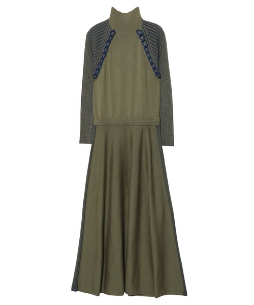 PAMEO POSE（パメオポーズ）の「Chain Line Knit Dress（ワンピース