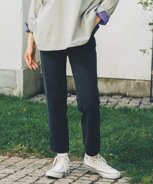 MILKFED.（ミルクフェド）の「DENIM PANTS（その他パンツ・レディース・ブラック/インディゴブルー/ライトインディゴブルー・S/M/XS）」の3枚目の写真