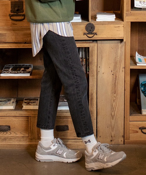 MILKFED.（ミルクフェド）の「DENIM PANTS（その他パンツ・レディース・ブラック/インディゴブルー/ライトインディゴブルー・S/M/XS）」の2枚目の写真