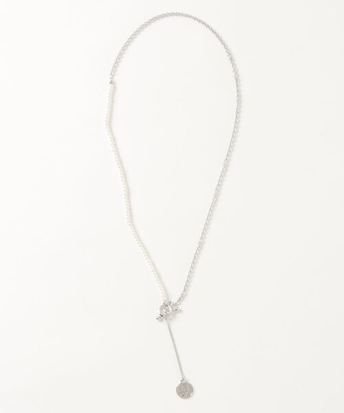 アクセサリー ネックレスwego Y字パールミックスネックレス ネックレス Wego ウィゴー のファッション