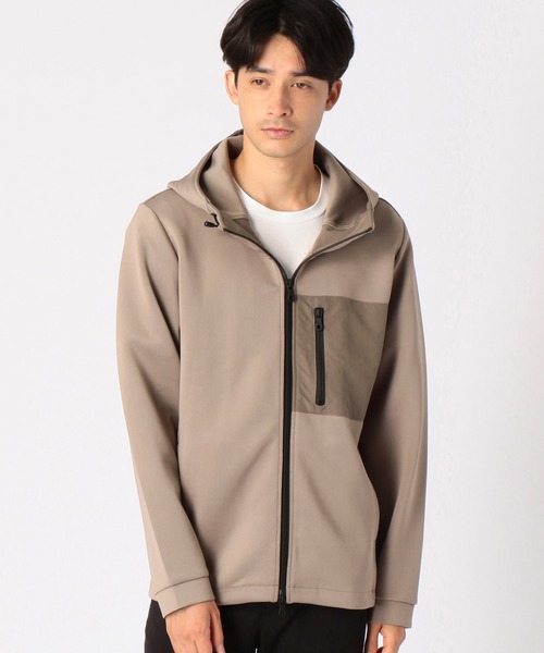 COMME CA ISM（コムサイズム）の「ダンボールニット　ジップパーカ（パーカー・メンズ・ブラック/ベージュ/ネイビー・MEDIUM/LARGE/X-LARGE）」の7枚目の写真