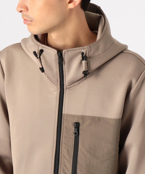 COMME CA ISM（コムサイズム）の「ダンボールニット　ジップパーカ（パーカー・メンズ・ブラック/ベージュ/ネイビー・MEDIUM/LARGE/X-LARGE）」の10枚目の写真