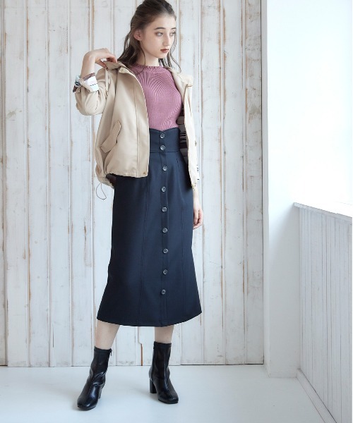 12Twelve Agenda（トゥエルブ　アジェンダ）の「グログランボンディングマウンテンパーカー（マウンテンパーカー・レディース・ブラック/ベージュ・M）」の19枚目の写真