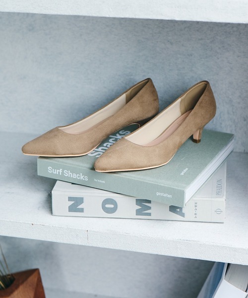 Juze(ジュゼ)の「【抗菌・防臭】【WEB限定6cmヒール】5cmヒールパンプス(パンプス・レディース・ブラック/グレー/ライトグレー/ベージュ/ブラック系その他/ベージュ系その他/カーキ/オリーブ・22.5cm/23.0cm/23.5cm/24.0cm/24.5cm/25.0cm)」の5枚目の写真