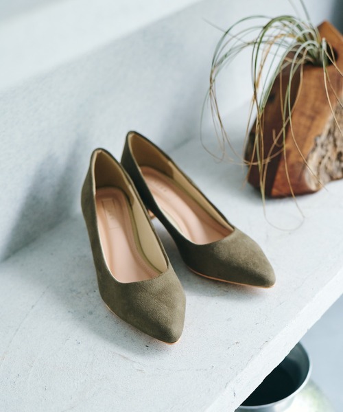 Juze(ジュゼ)の「【抗菌・防臭】【WEB限定6cmヒール】5cmヒールパンプス(パンプス・レディース・ブラック/グレー/ライトグレー/ベージュ/ブラック系その他/ベージュ系その他/カーキ/オリーブ・22.5cm/23.0cm/23.5cm/24.0cm/24.5cm/25.0cm)」の7枚目の写真